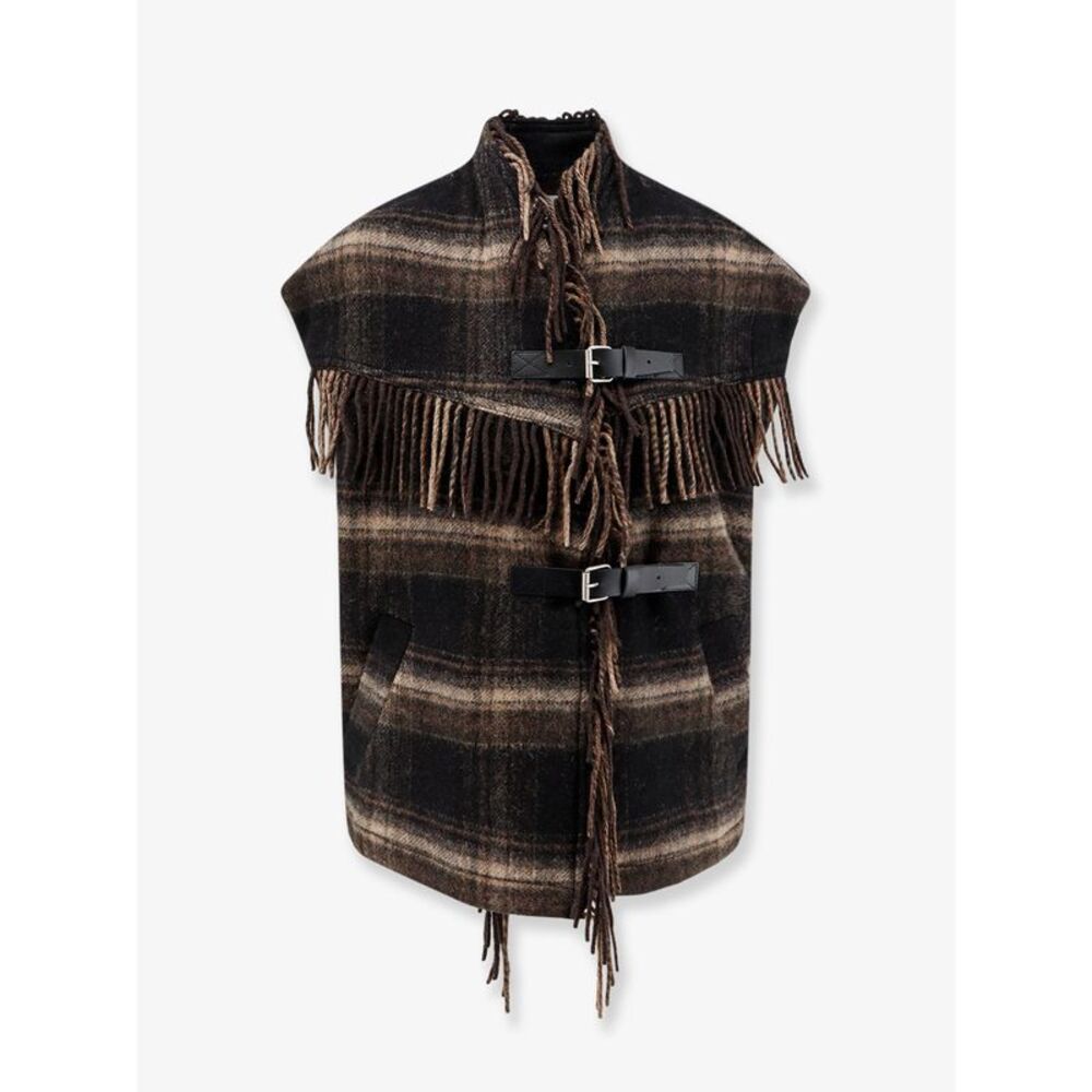 Marant Etoile Women Ginesa Sleeveless Jacket With Fringes